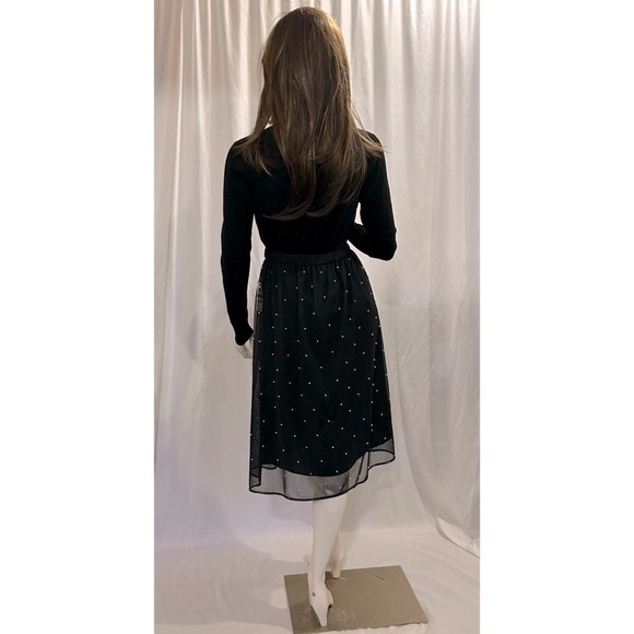 The Maison Jules Pearl Midi Tulle Skirt NWT - Picture 3 of 3